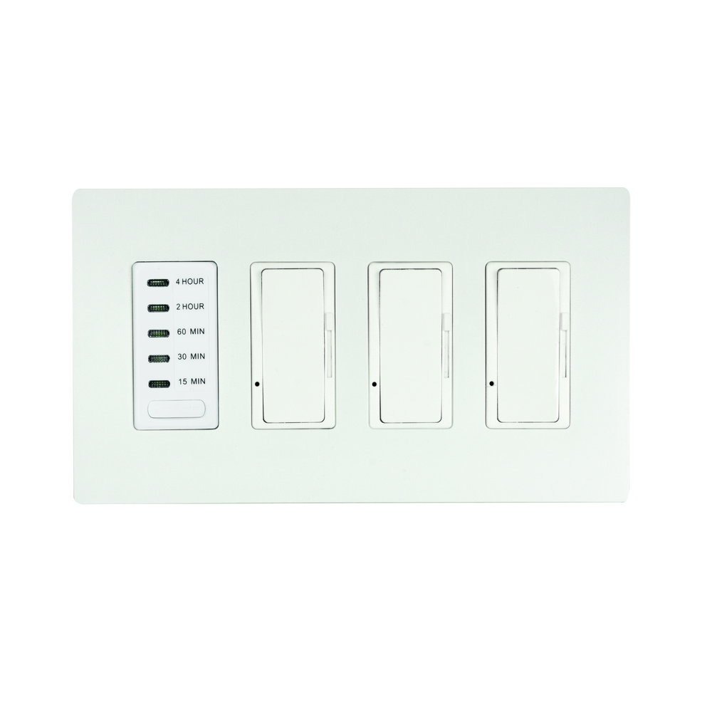 1 TIMER+3 DIMMER, COMPLETE, WH
